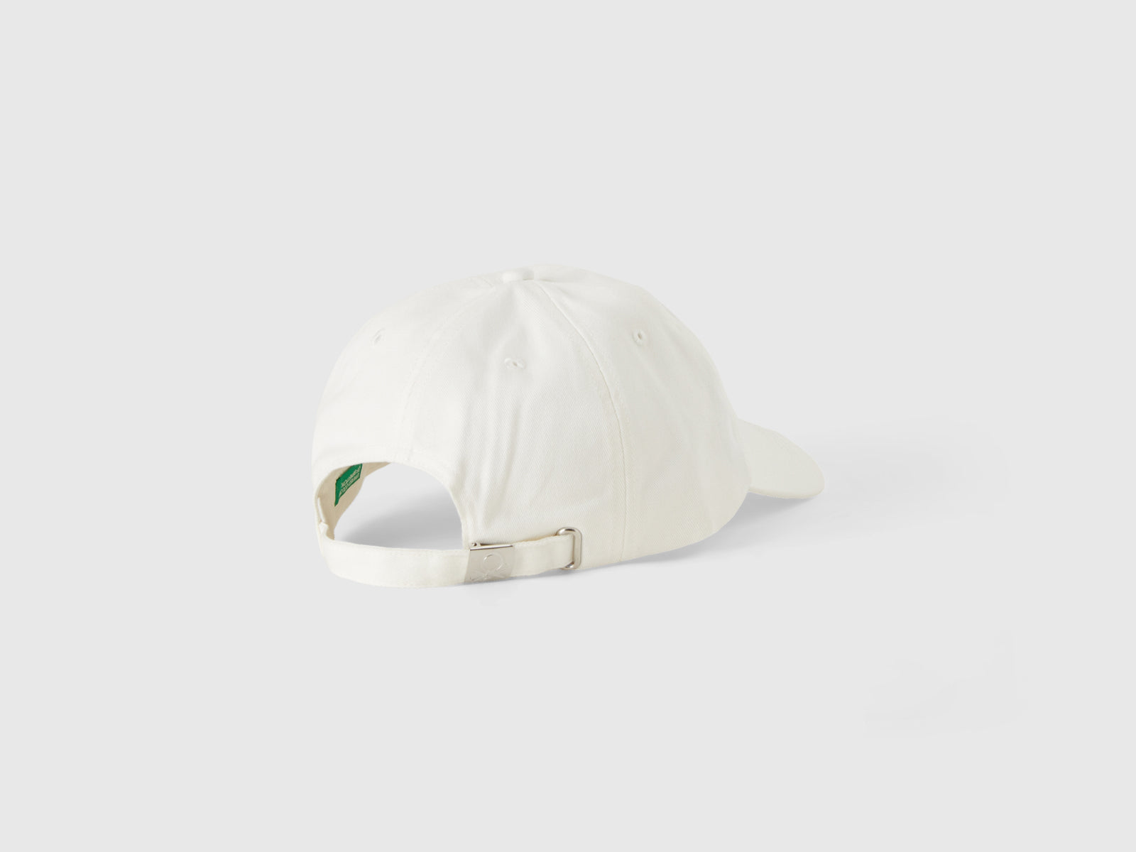 Cappello baseball effetto lavato da uomo bianco 2 | Benetton Outlet