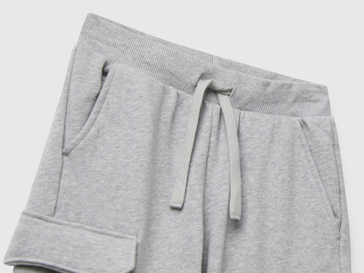 Joggers cargo in felpa