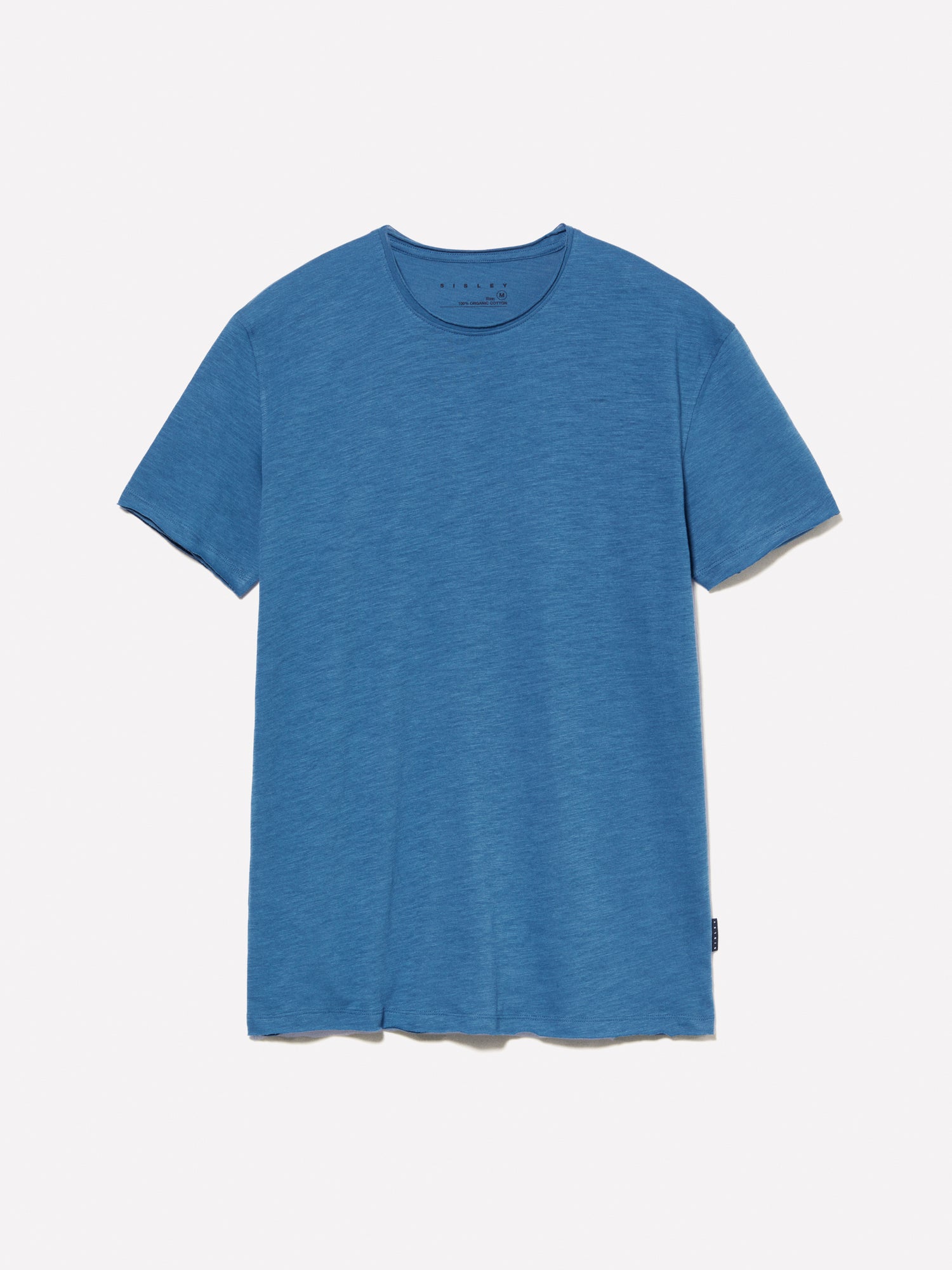 T-shirt con taglio vivo da uomo blu | Sisley Outlet