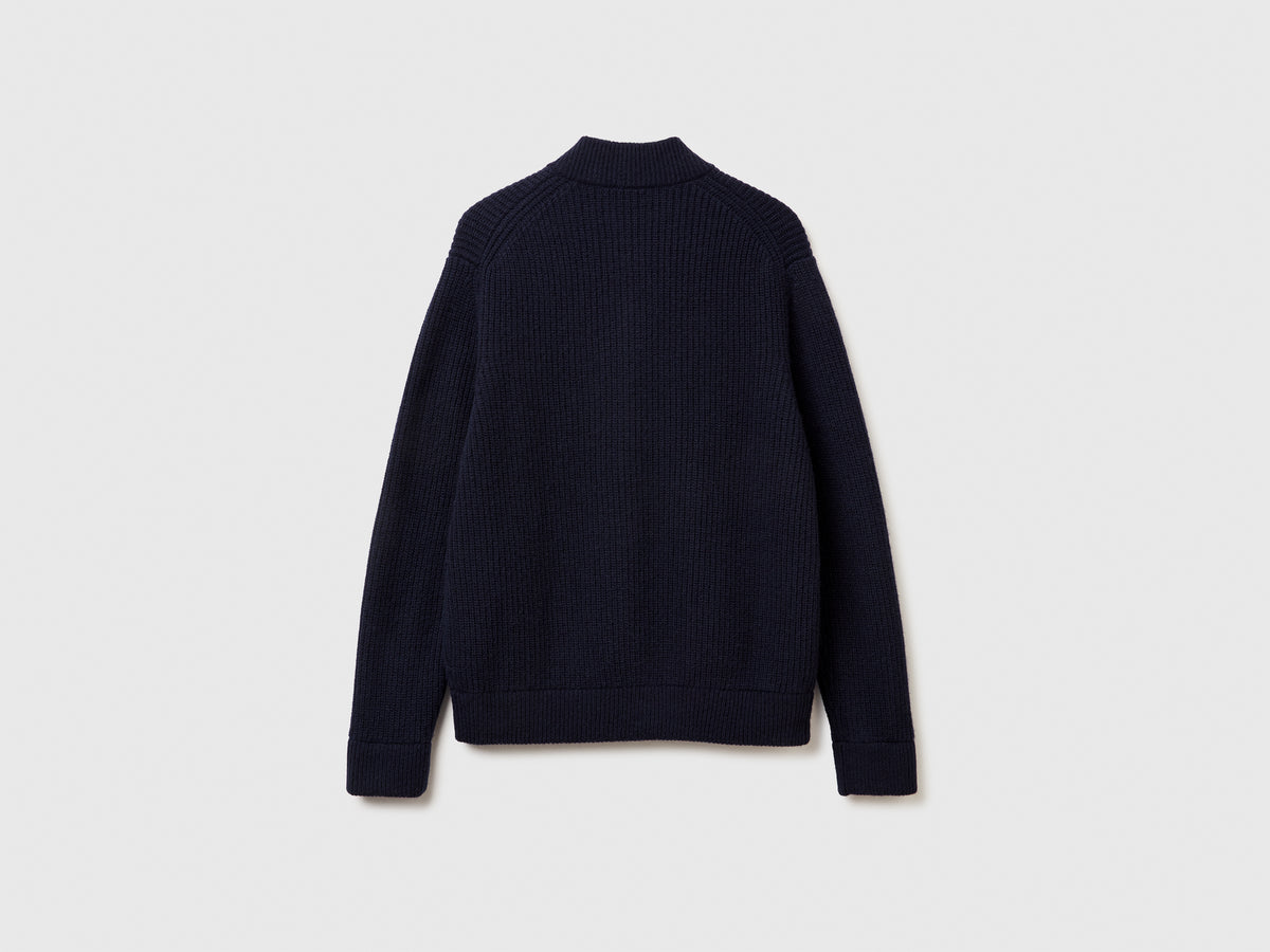 Cardigan in misto lana