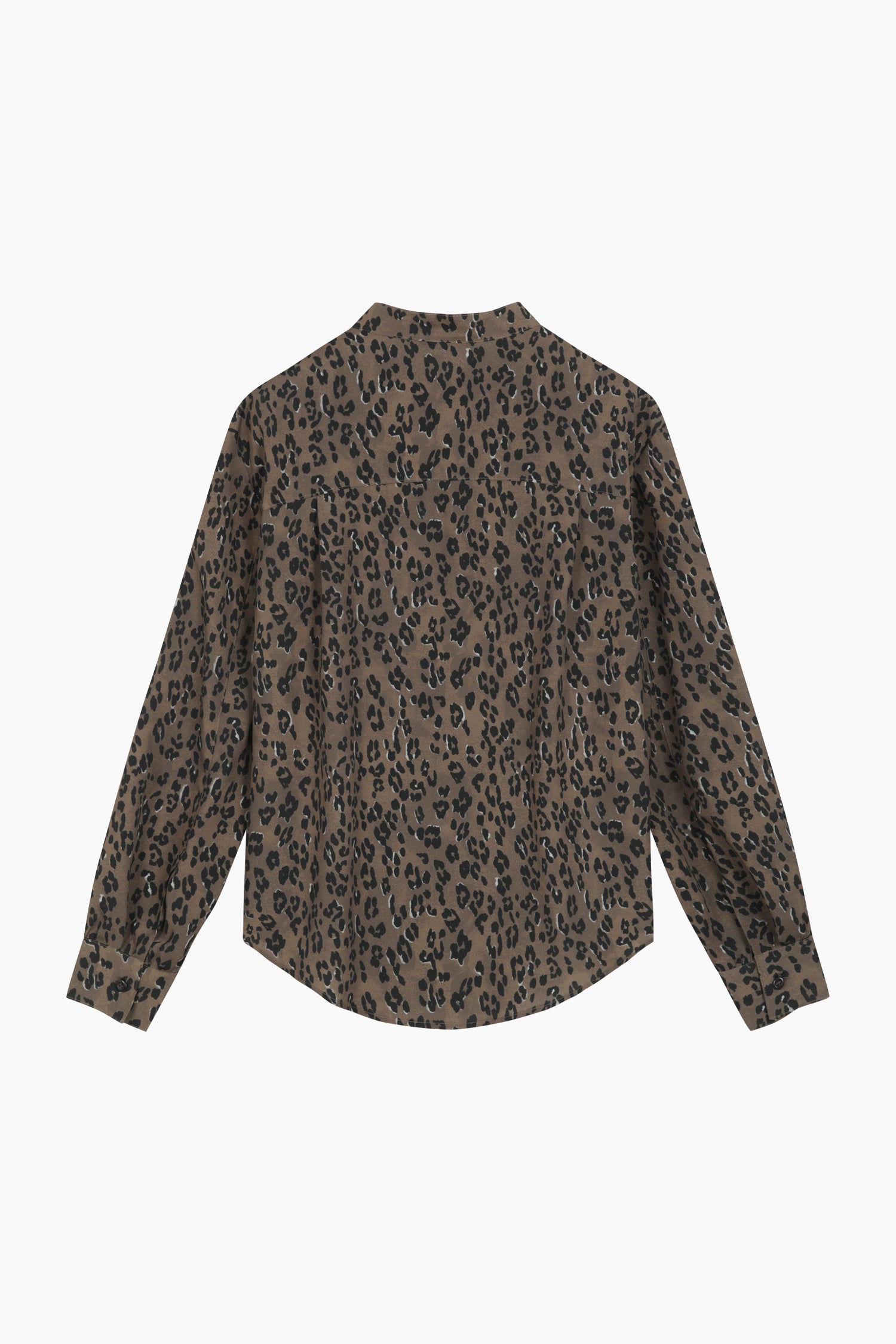 Camicia animalier da donna marrone scuro 2 | Sisley Outlet