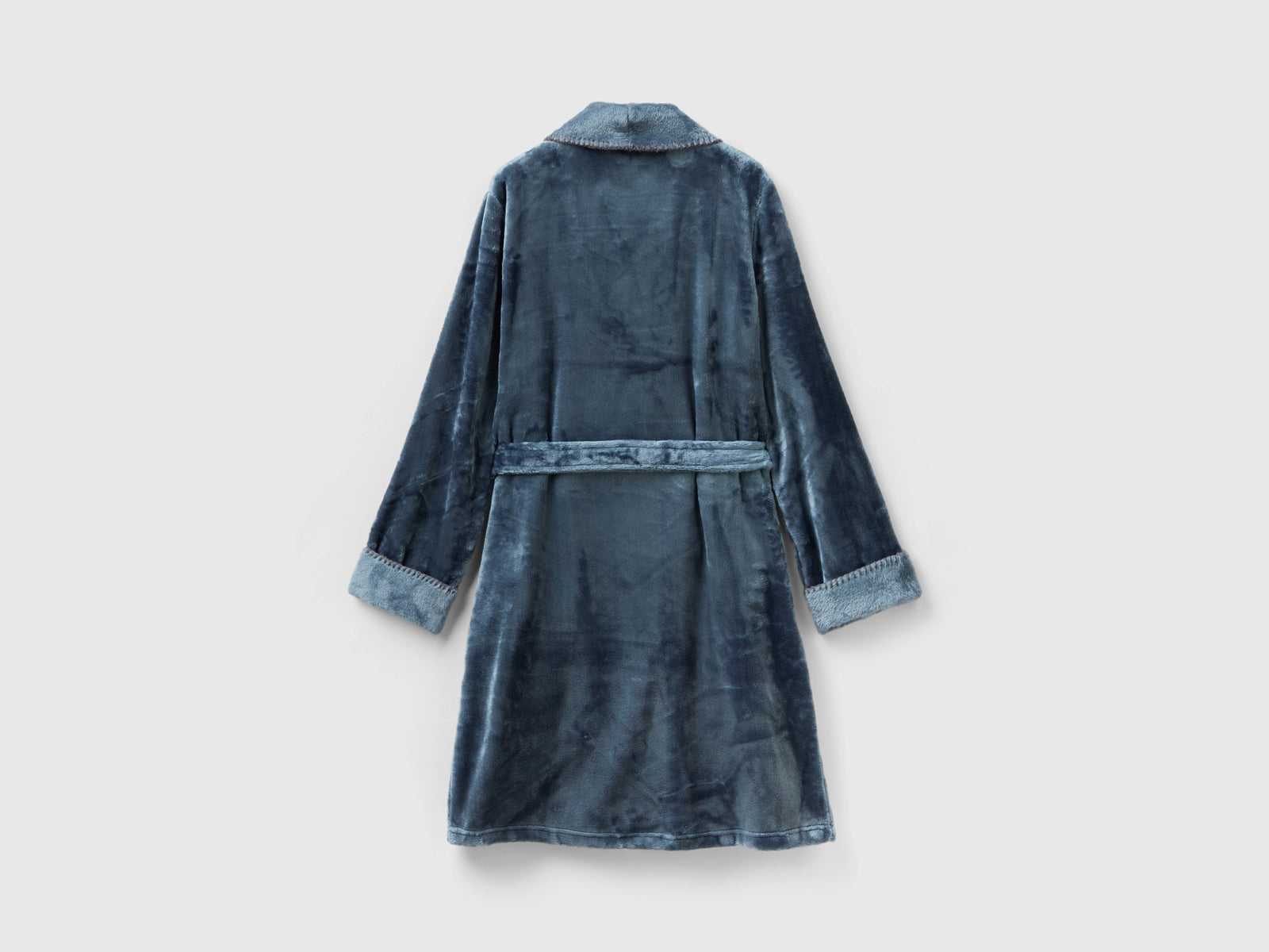 Vestaglia in pelliccia sintetica da donna grigio scuro 2 | Benetton Outlet