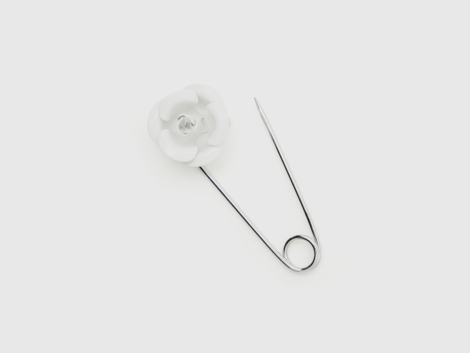 Spilla con rosa da donna bianco panna 2 | Benetton Outlet