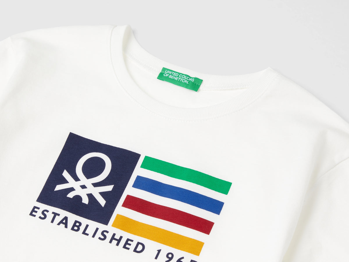 Long-sleeved organic cotton T-shirt
