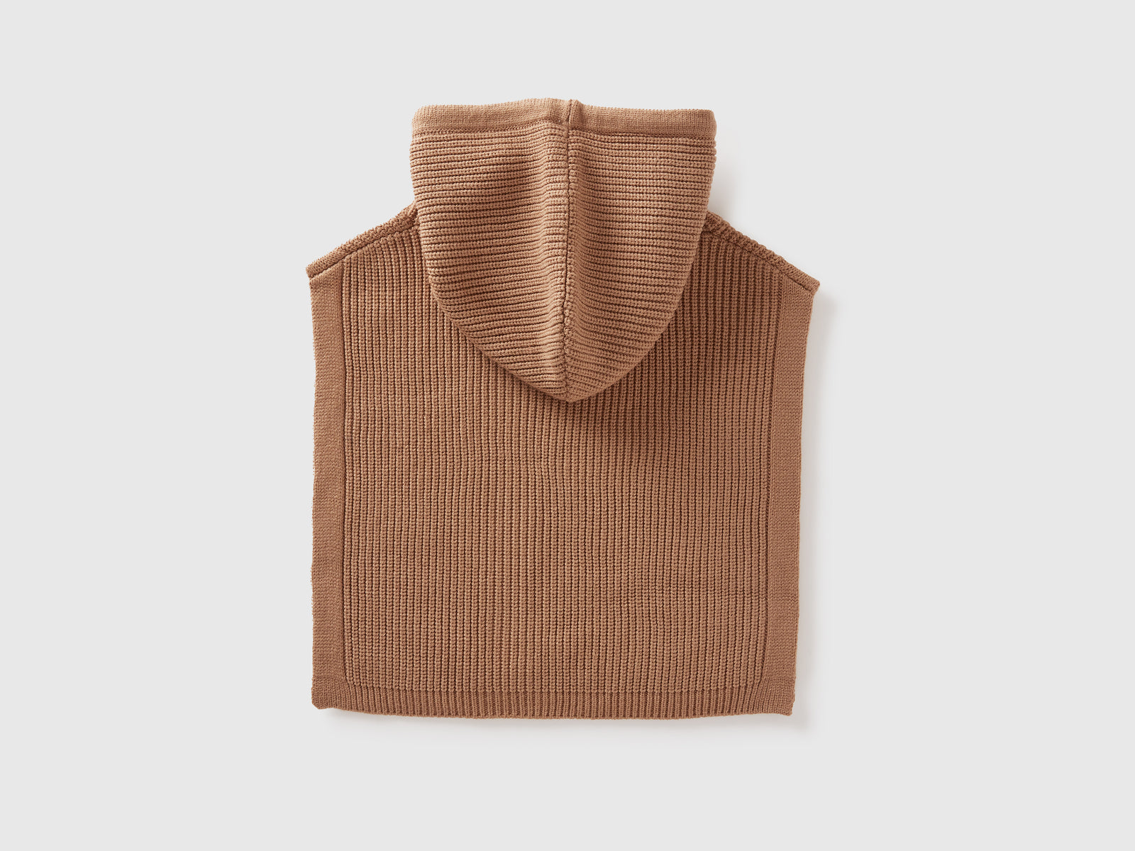 Davantino con cappuccio da donna cammello 2 | Benetton Outlet