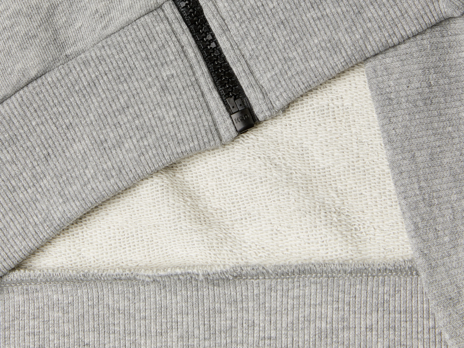Felpa con zip e stampa slogan da bambino grigio 3 | Benetton Outlet