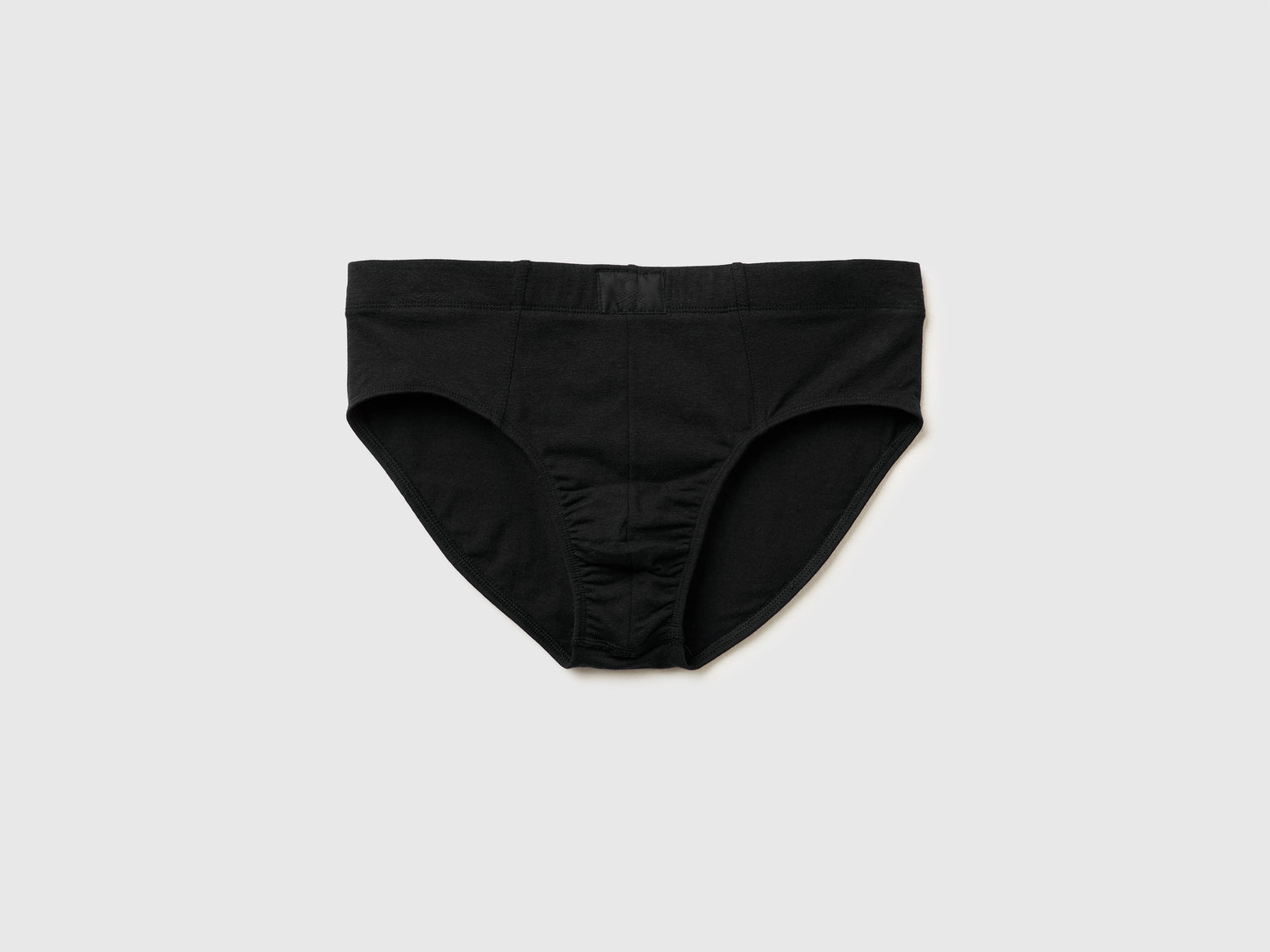 Slip in misto cotone da uomo nero | Benetton Outlet