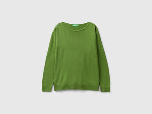 Maglia con scollo a barchetta