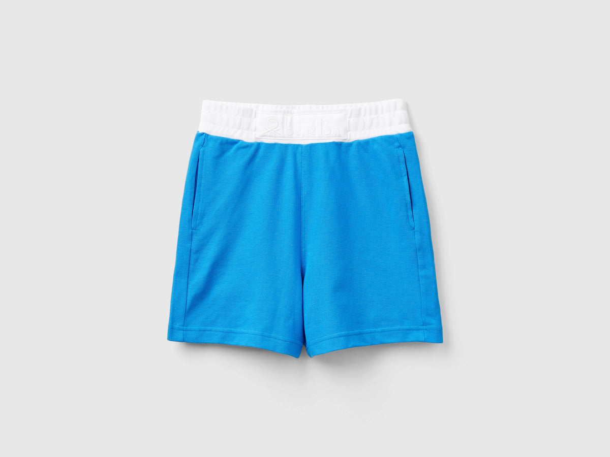 Pantaloni corti in cotone bio