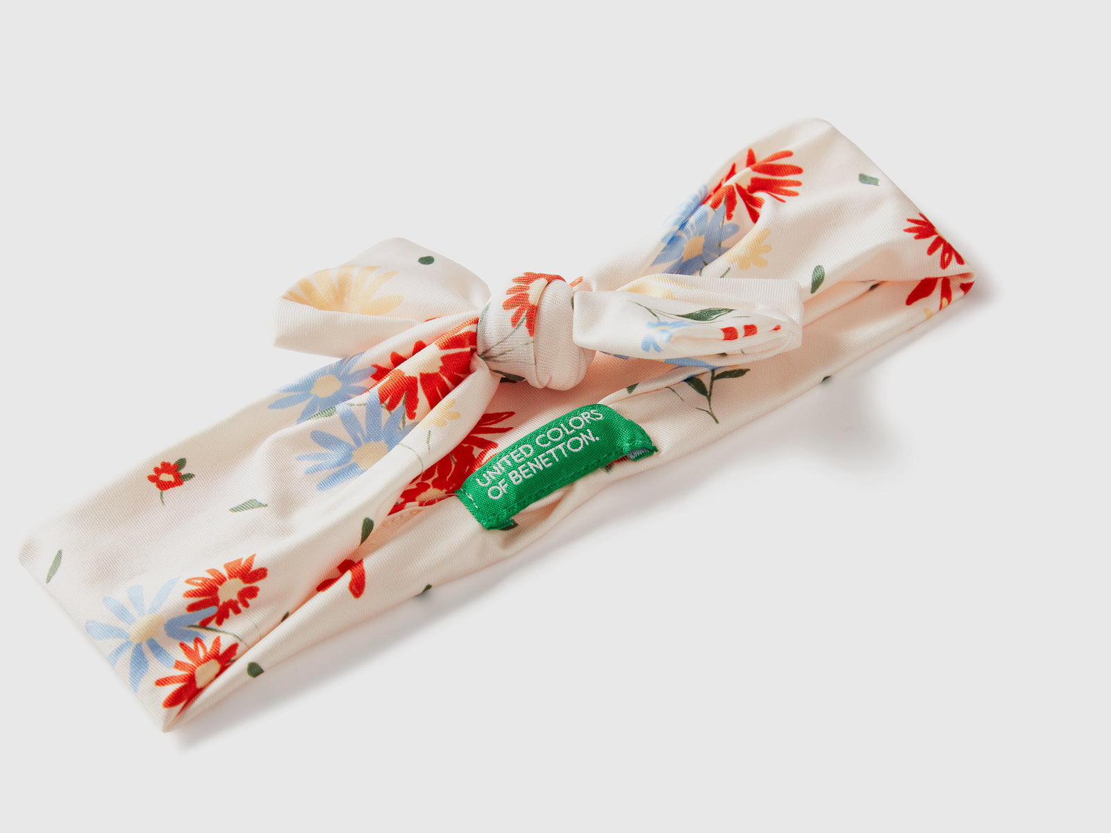 Fascia per capelli a fiori da bimba bianco panna 3 | Benetton Outlet