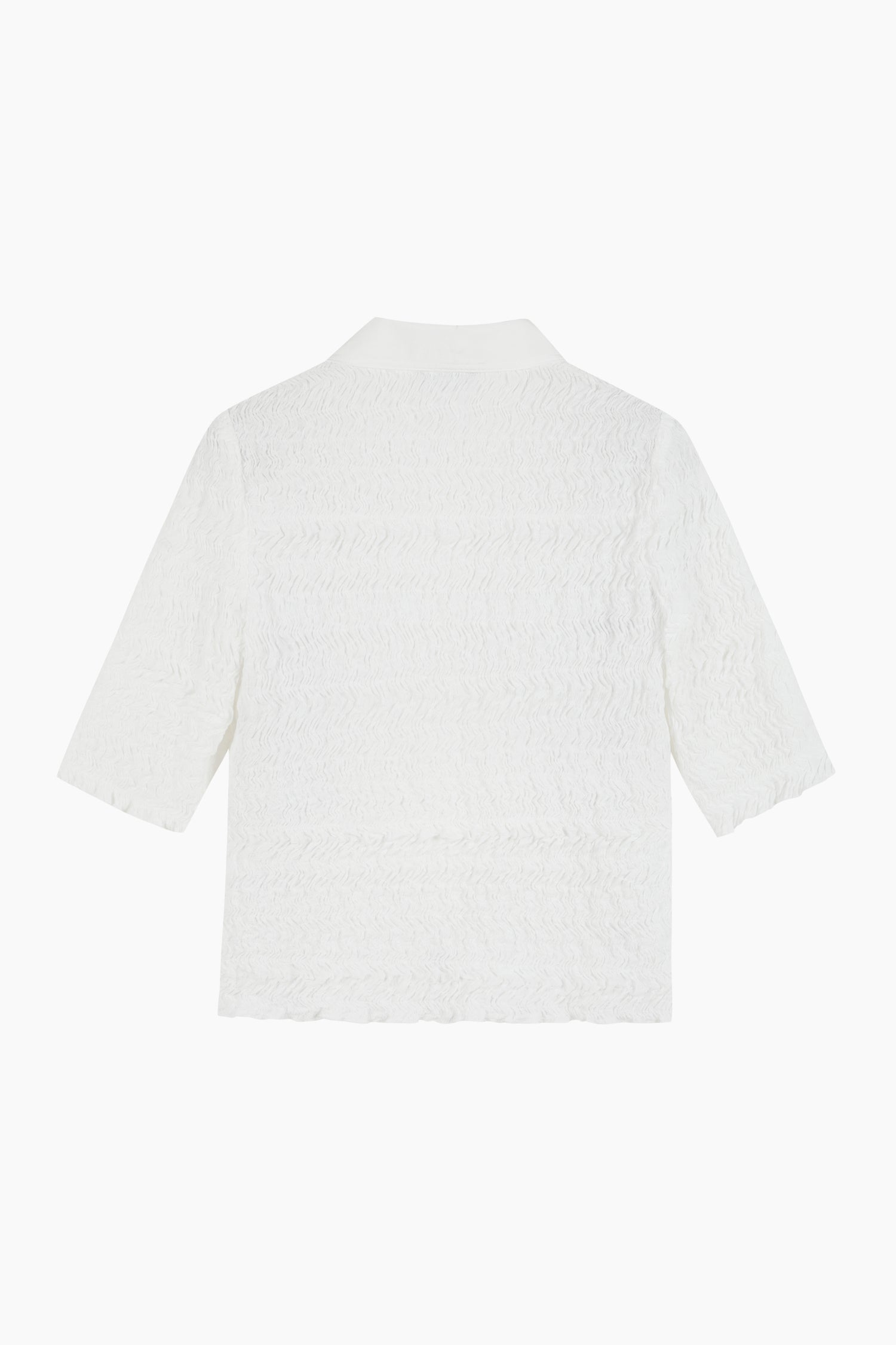 Camicia arricciata da donna bianco 2 | Sisley Outlet