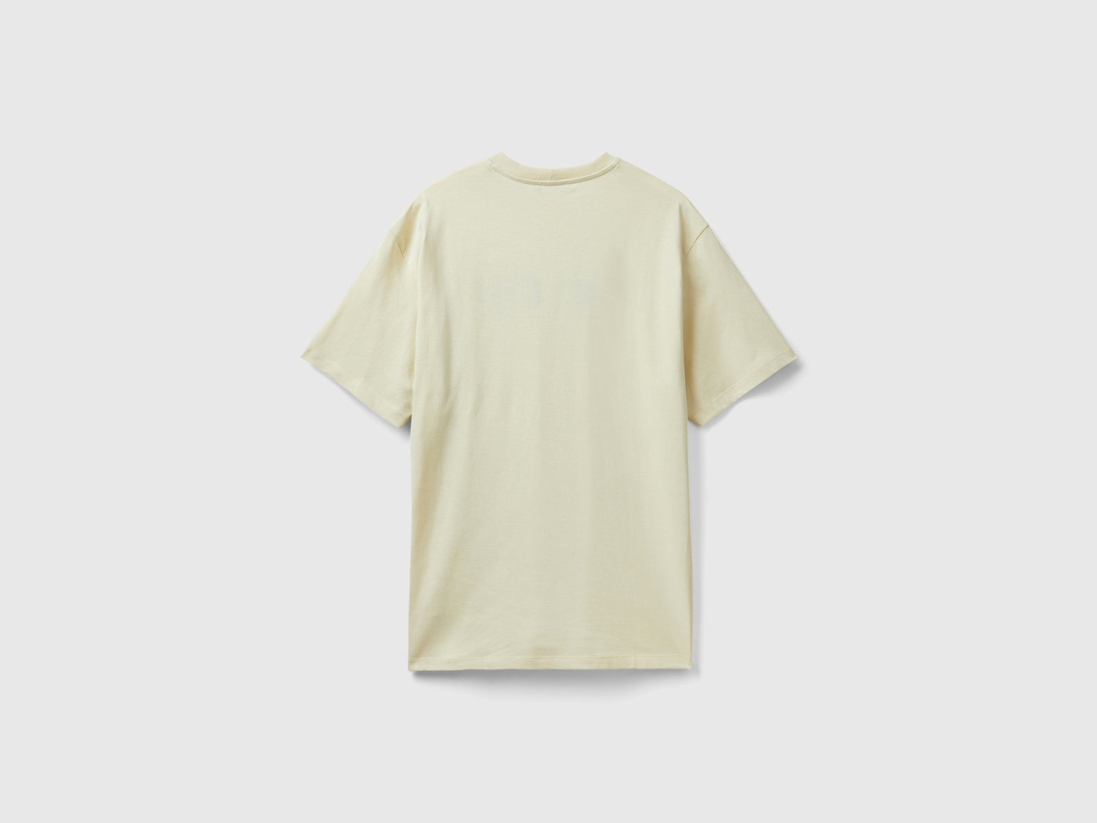 T-shirt con stampa slogan da uomo beige 2 | Benetton Outlet