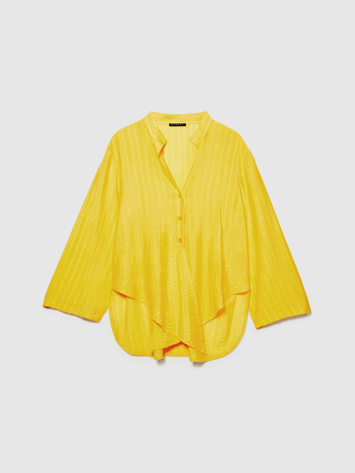 Camicia asimmetrica con fiocco