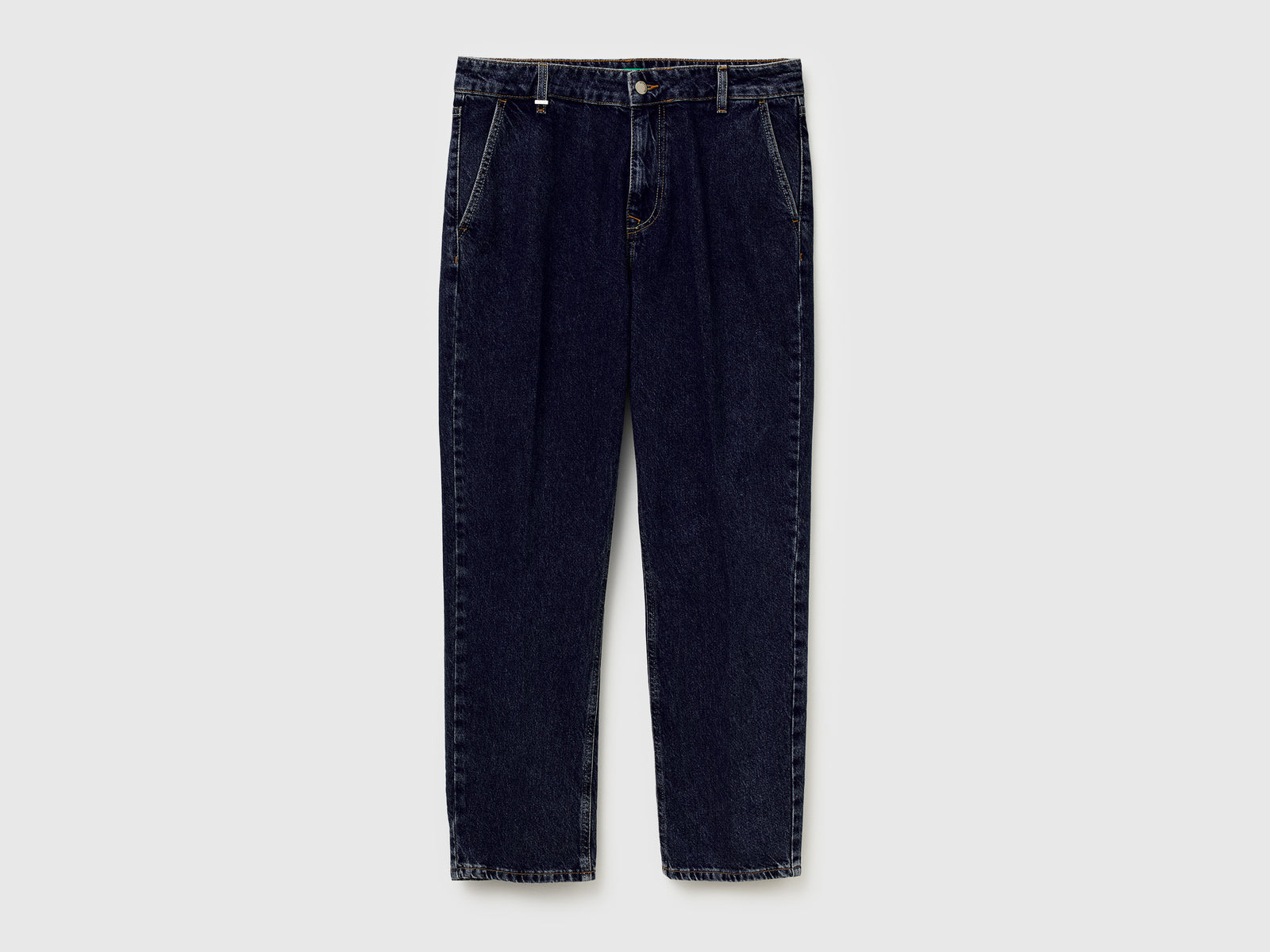 Jeans chino regular fit da uomo blu scuro | Benetton Outlet