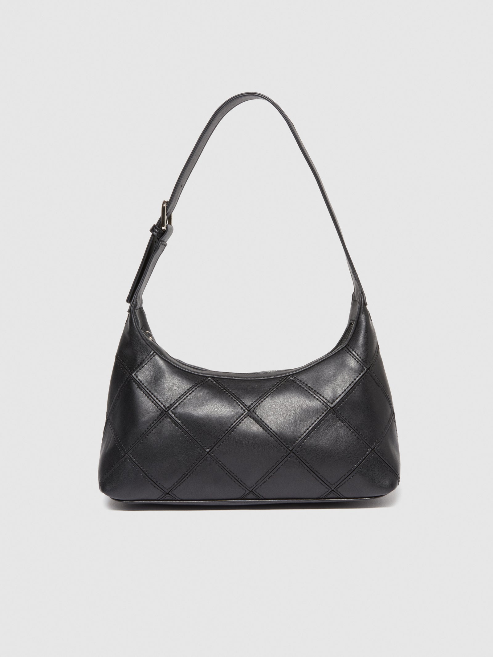 Baguette effetto intrecciato da donna nero | Sisley Outlet