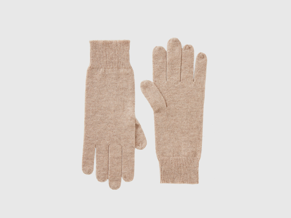 Guanti in puro cashmere