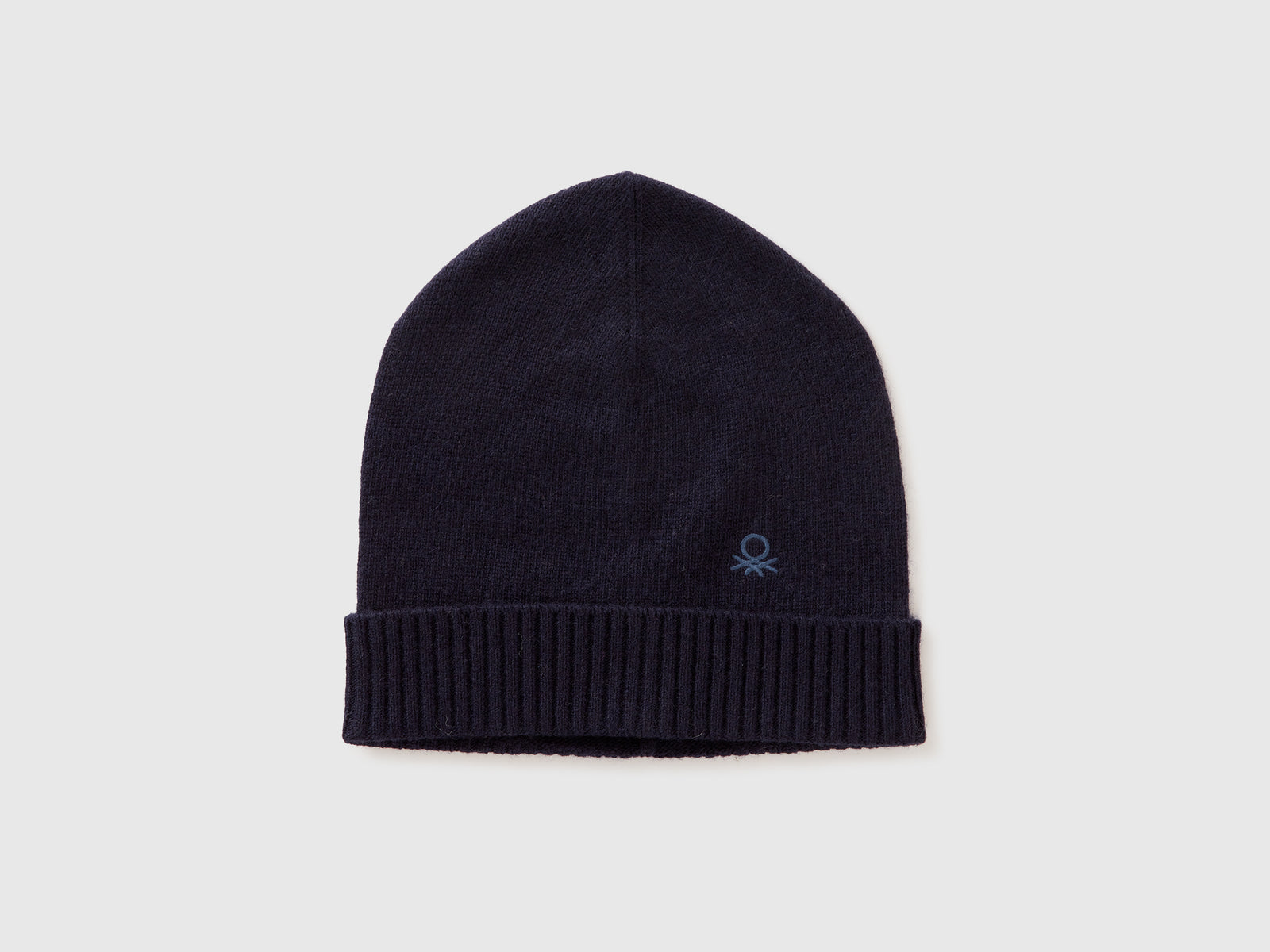 Cappello in misto cashmere da donna blu scuro | Benetton Outlet