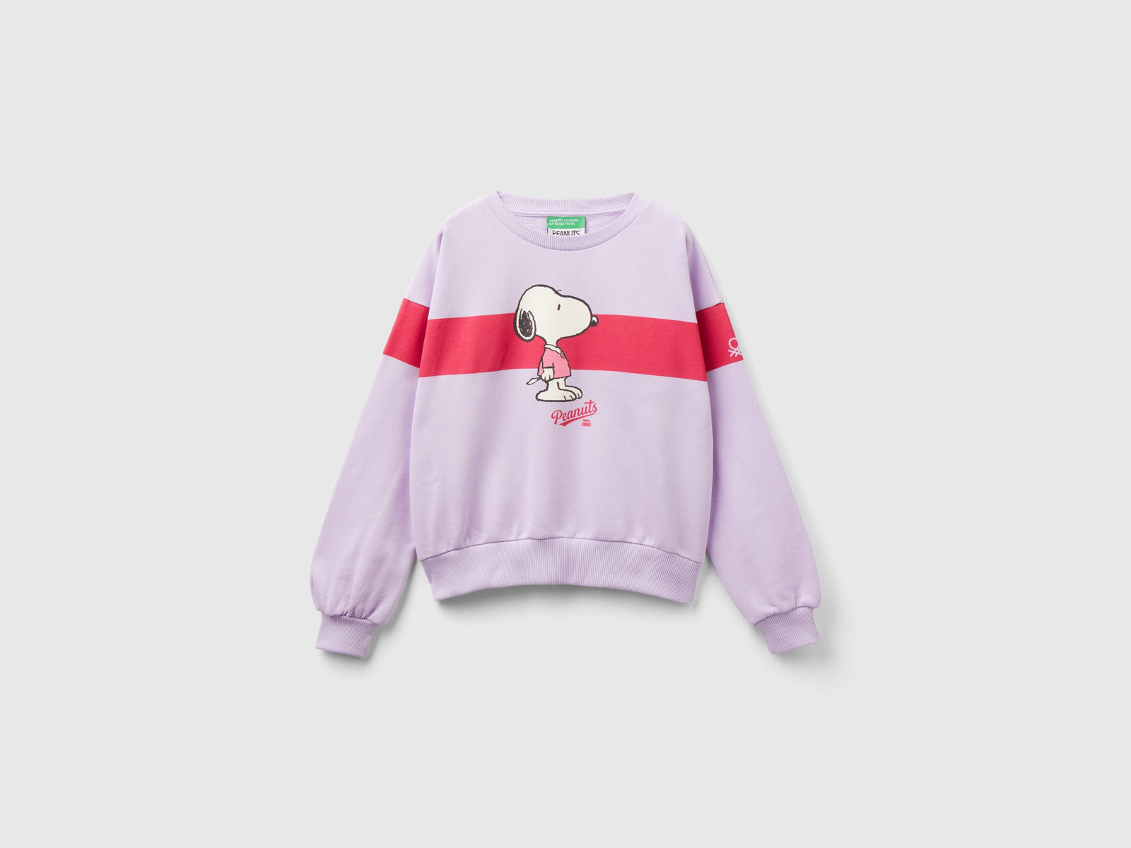 Felpa chiusa ©Peanuts da bambina lilla | Benetton Outlet