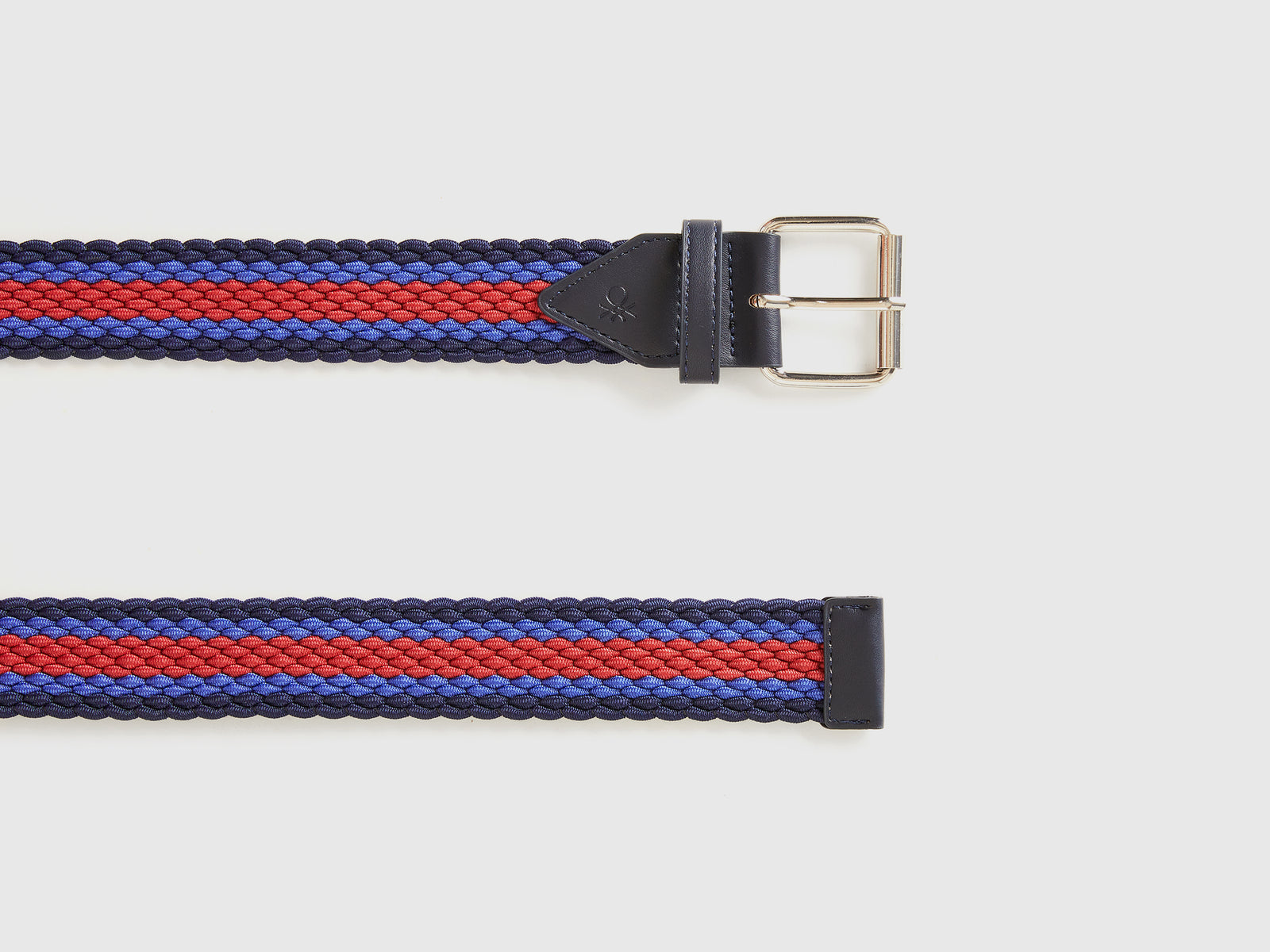 Cintura in nastro a righe da uomo blu scuro 2 | Benetton Outlet