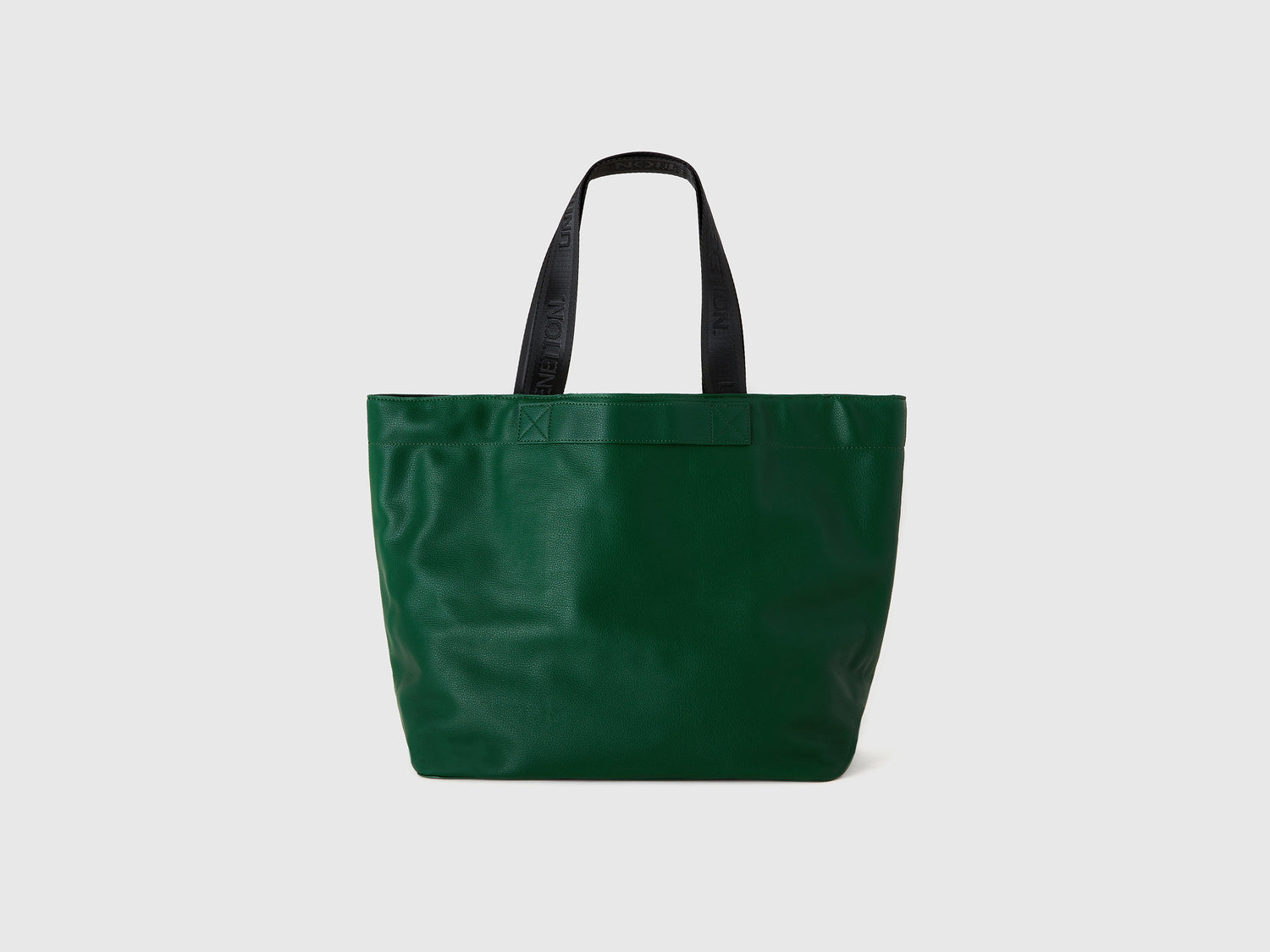 Tote bag reversibile da donna verde scuro | Benetton Outlet