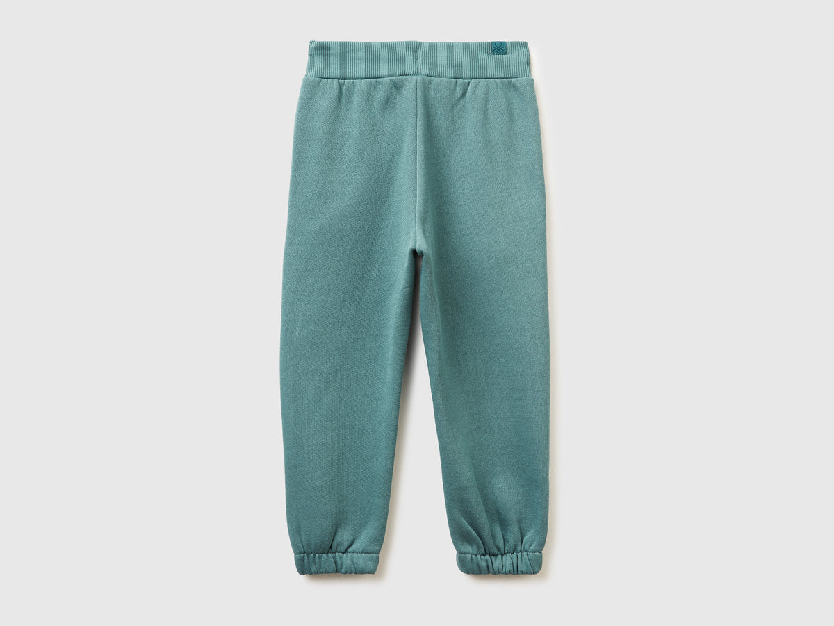 Joggers in calda felpa con coulisse