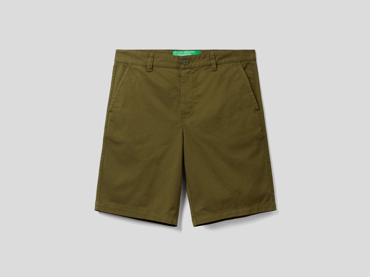 Bermuda chino in cotone stretch