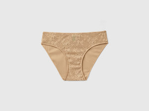 Slip in pizzo e microfibra