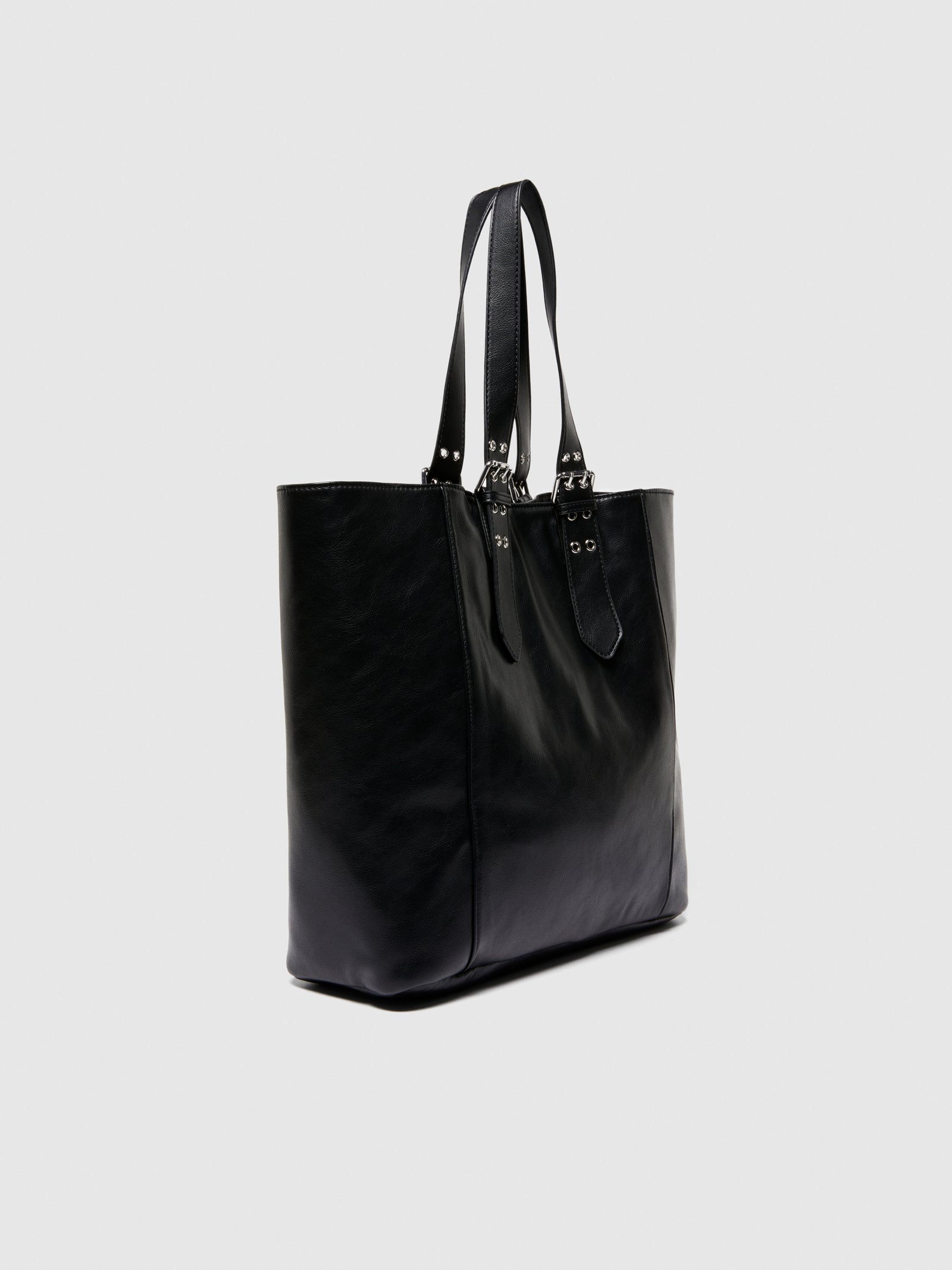 Borsa tote con fibbie da donna nero 4 | Sisley Outlet