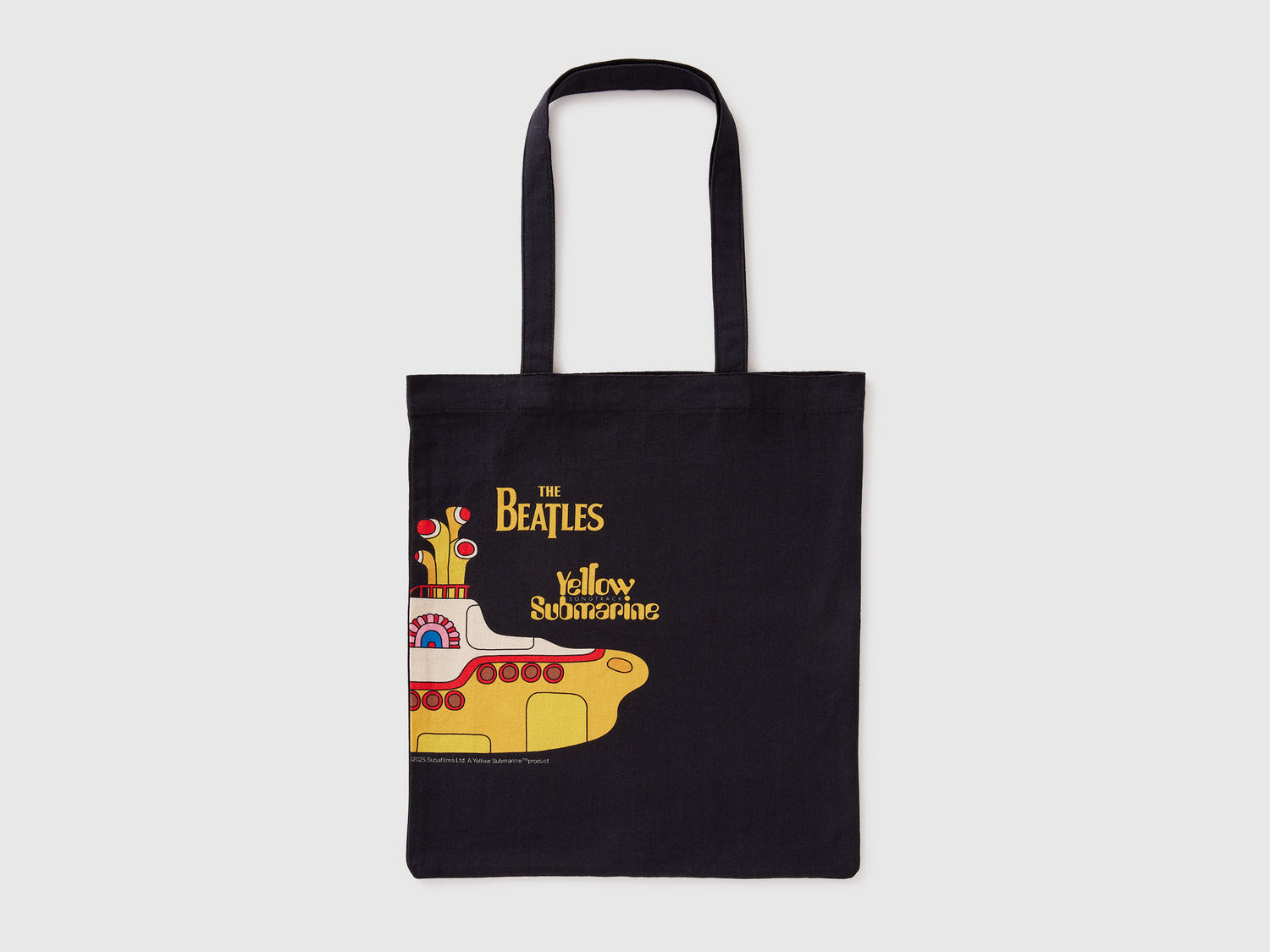 Tote Bag The Beatles in puro cotone da donna nero | Benetton Outlet