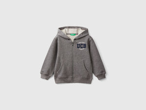 Felpa con logo e cappuccio