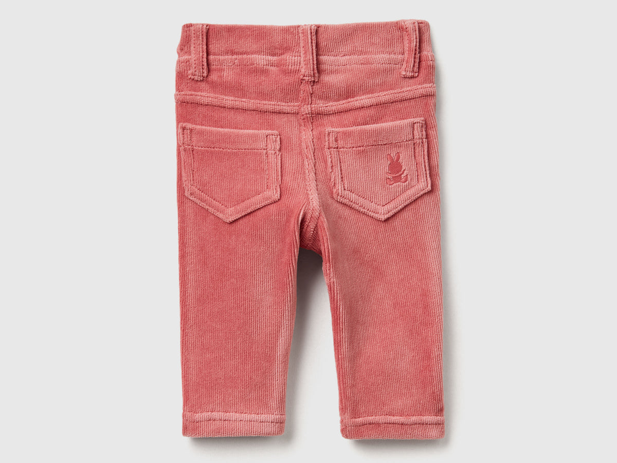 Pantaloni in ciniglia stretch
