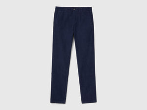 Pantaloni in velluto stretch