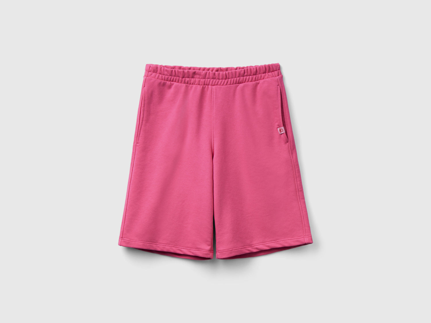 Bermuda morbidi in felpa da donna fucsia | Benetton Outlet