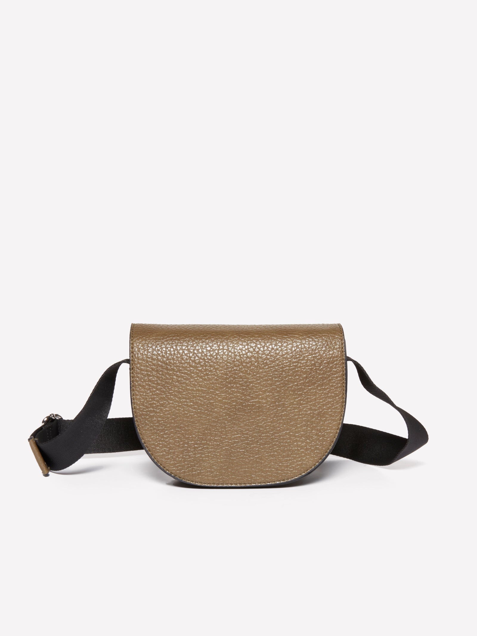 Borsa tracolla texturizzata da donna verde militare | Sisley Outlet