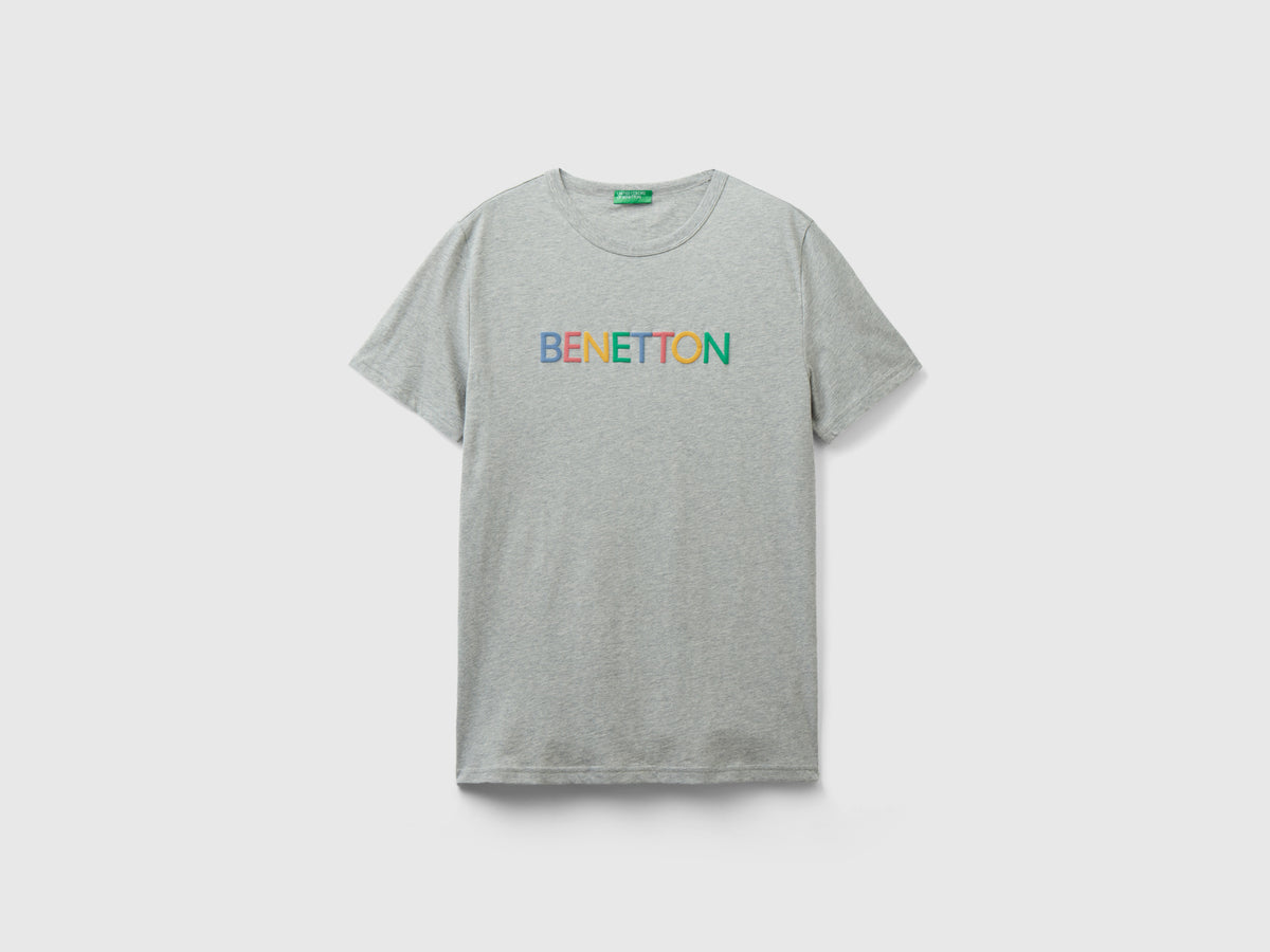 T-shirt in cotone bio con logo