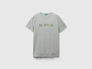 T-shirt in cotone bio con logo