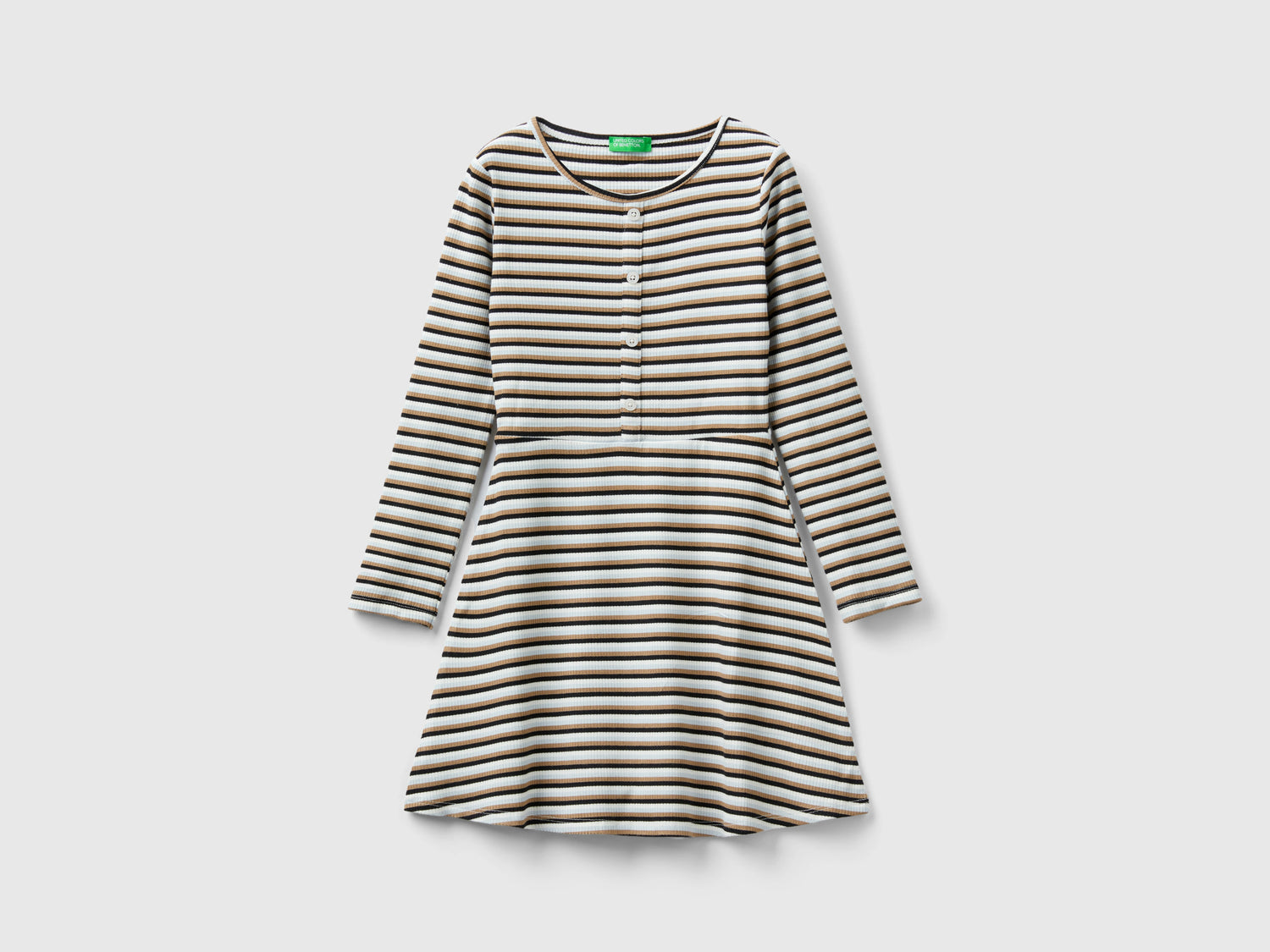 Chemisier a righe da bambina multi-color | Benetton Outlet
