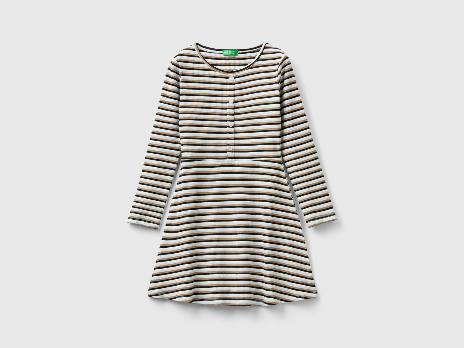 Chemisier a righe da bambina multi-color | Benetton Outlet