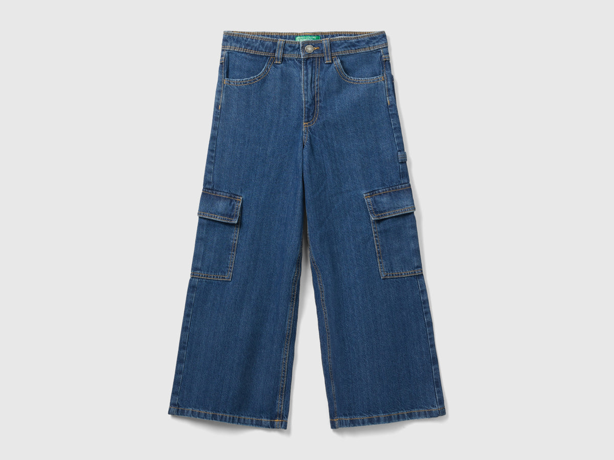 Jeans cargo wide fit