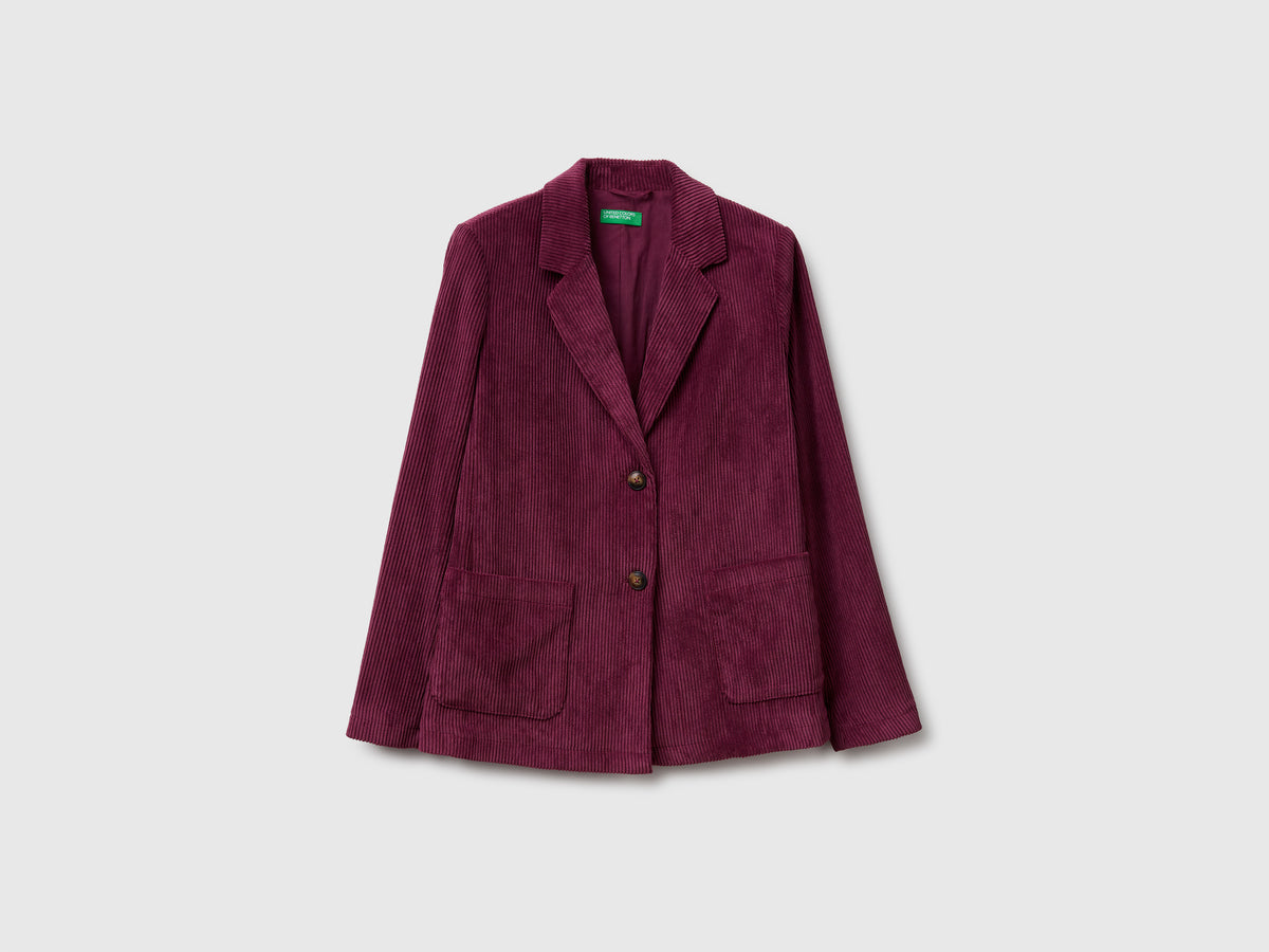 Blazer in velluto a costine