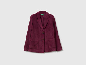 Blazer in velluto a costine