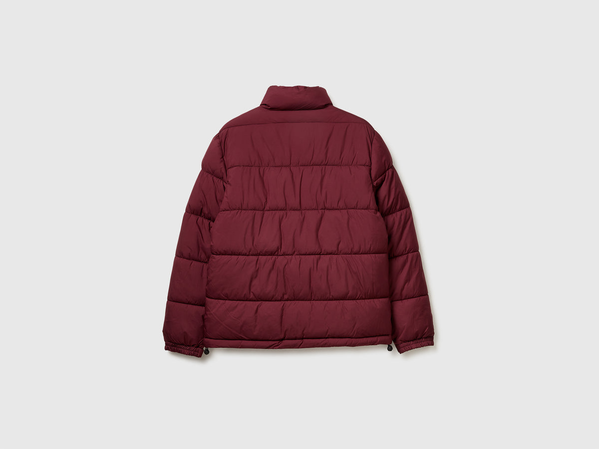 Piumino in nylon con imbottitura riciclata