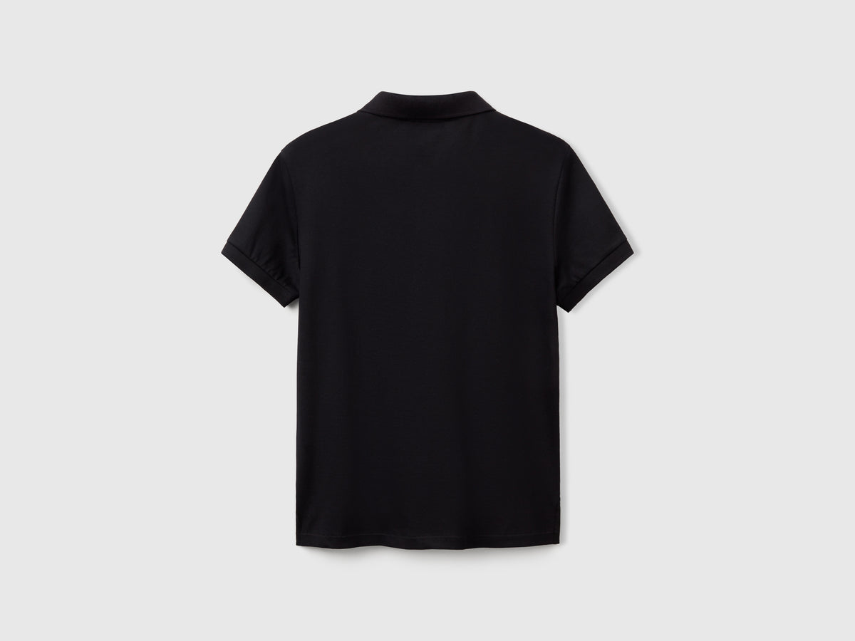 Polo slim fit in cotone stretch
