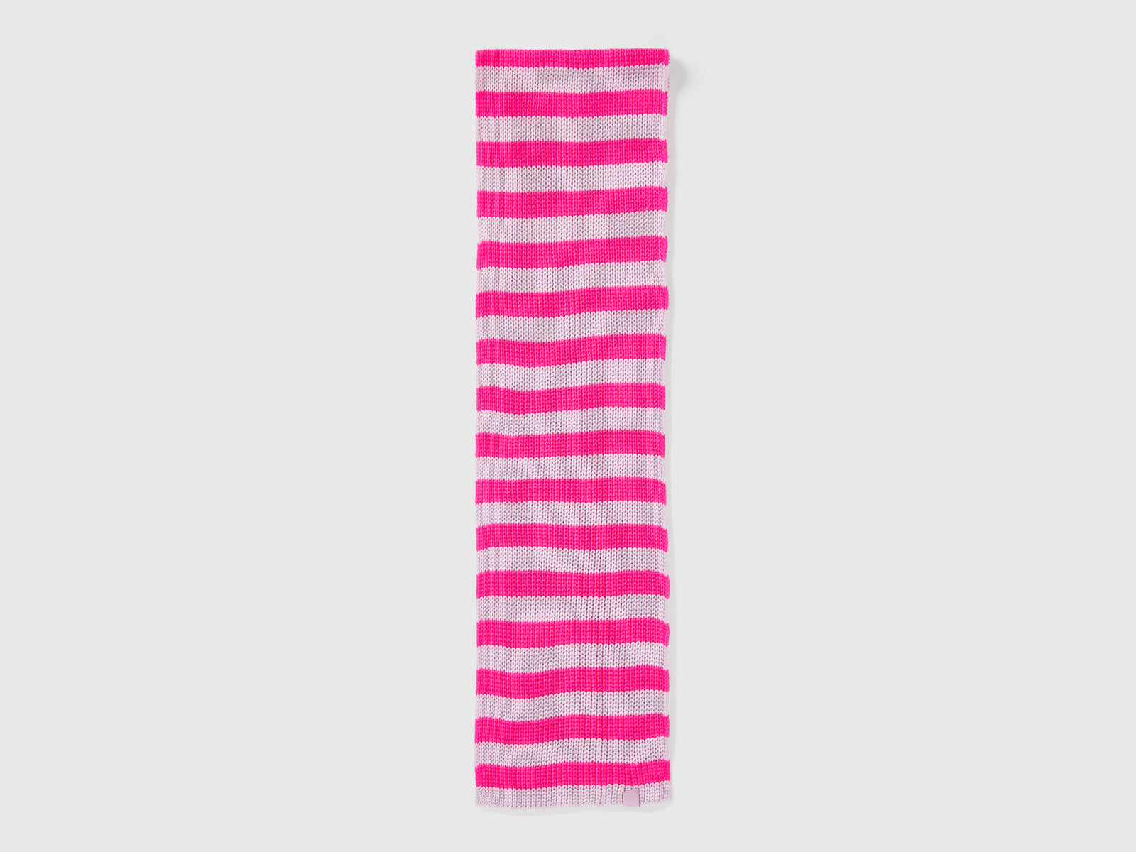 Sciarpa in maglia a righe da bambino lavanda 2 | Benetton Outlet