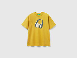 T-shirt girocollo in cotone bio