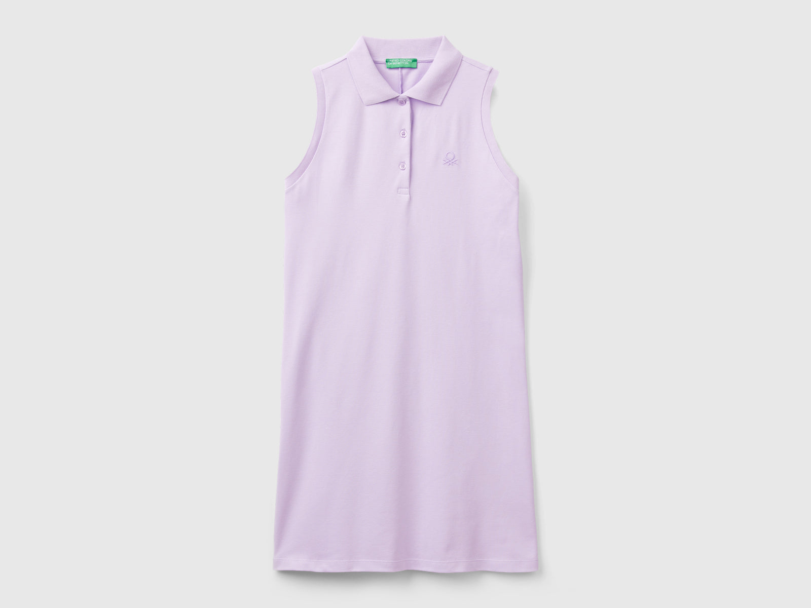 Vestito stile polo da donna lilla | Benetton Outlet