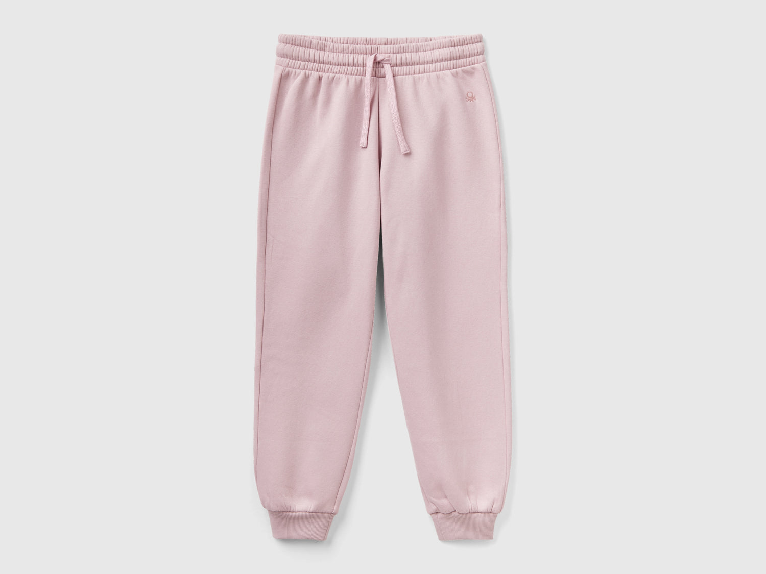 Joggers in felpa con coulisse da bambina rosa | Benetton Outlet