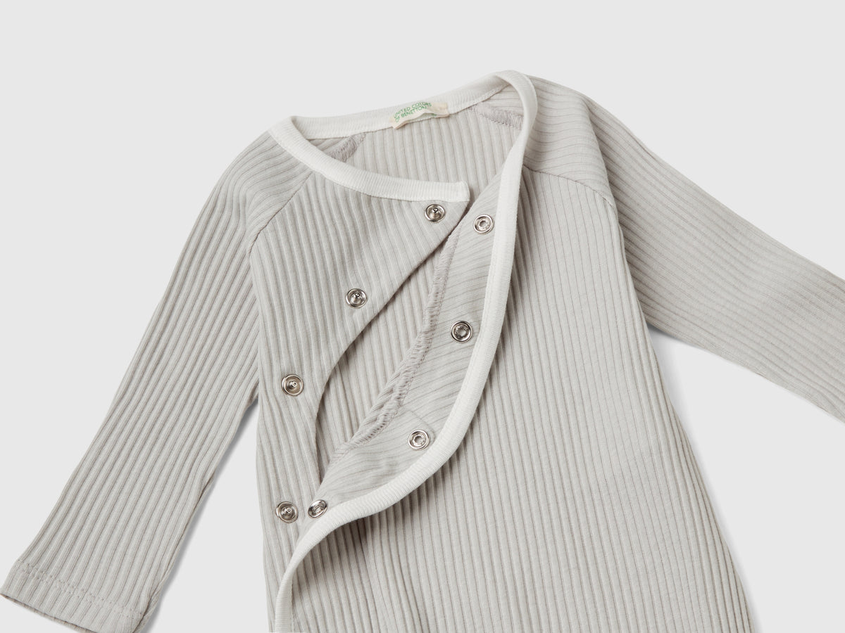 Tutina a costine in cotone bio