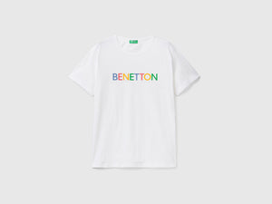 T-shirt in cotone bio con logo