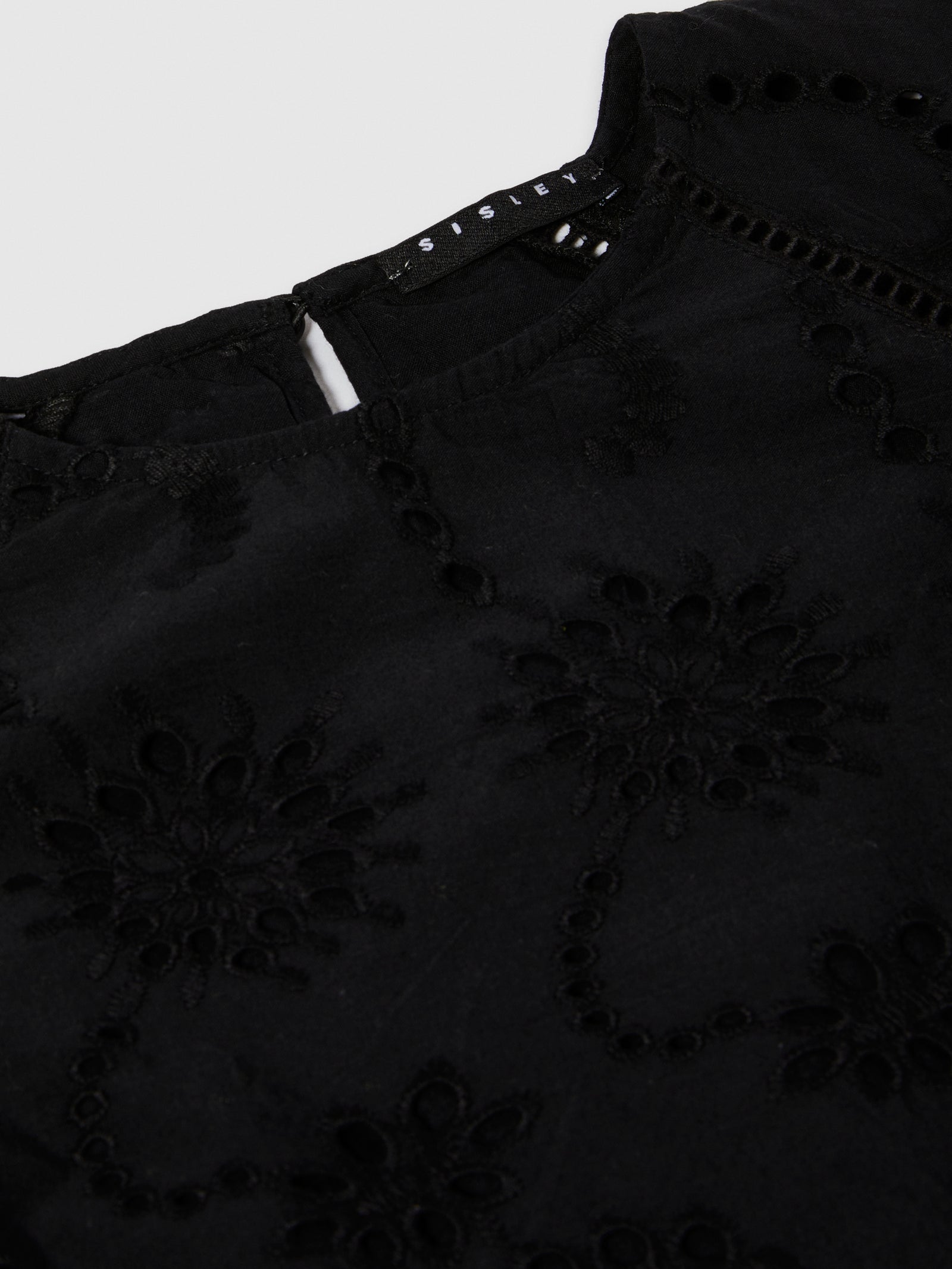 Top ricamato da bambina nero 3 | Sisley young Outlet
